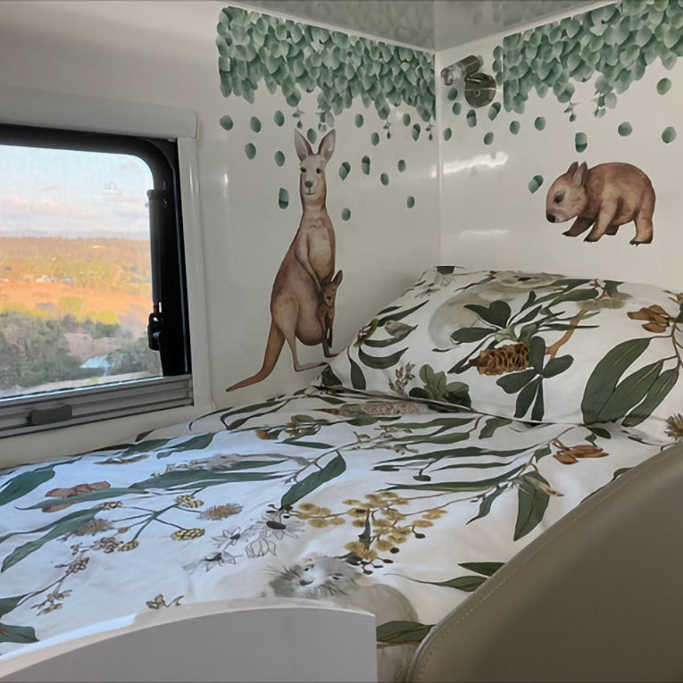 Australian Animal Caravan Bunk Decals