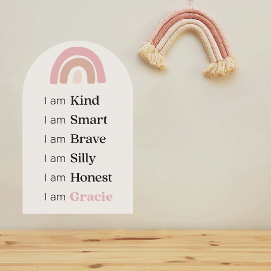 I Am Affirmation Arch Wall Decal