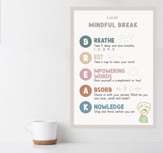 Mindful Break Wall Decal