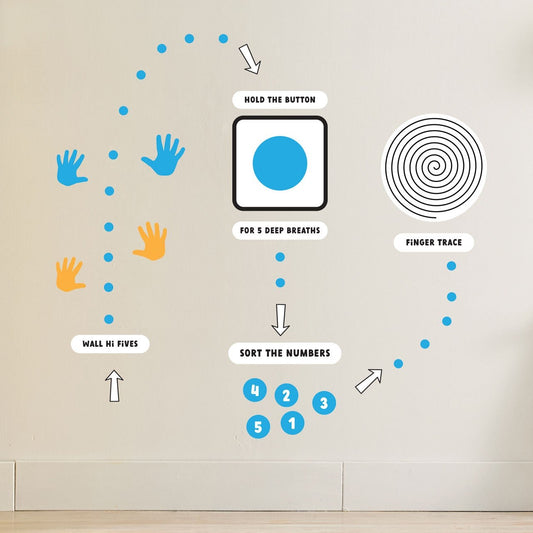 Sensory Path Decals for Wall - A Creative Hart