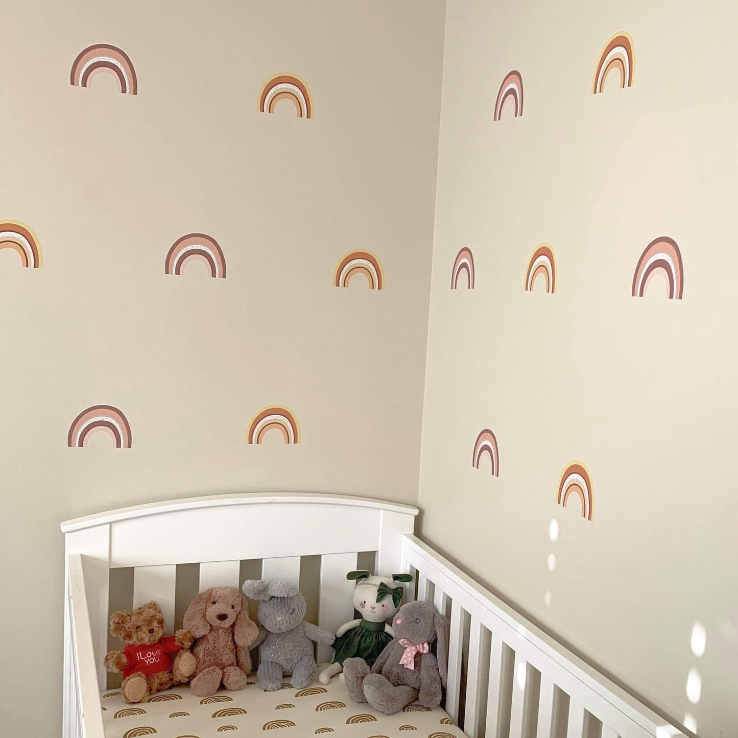 Rainbow Fabric Wall Decals - Sticky Wonders