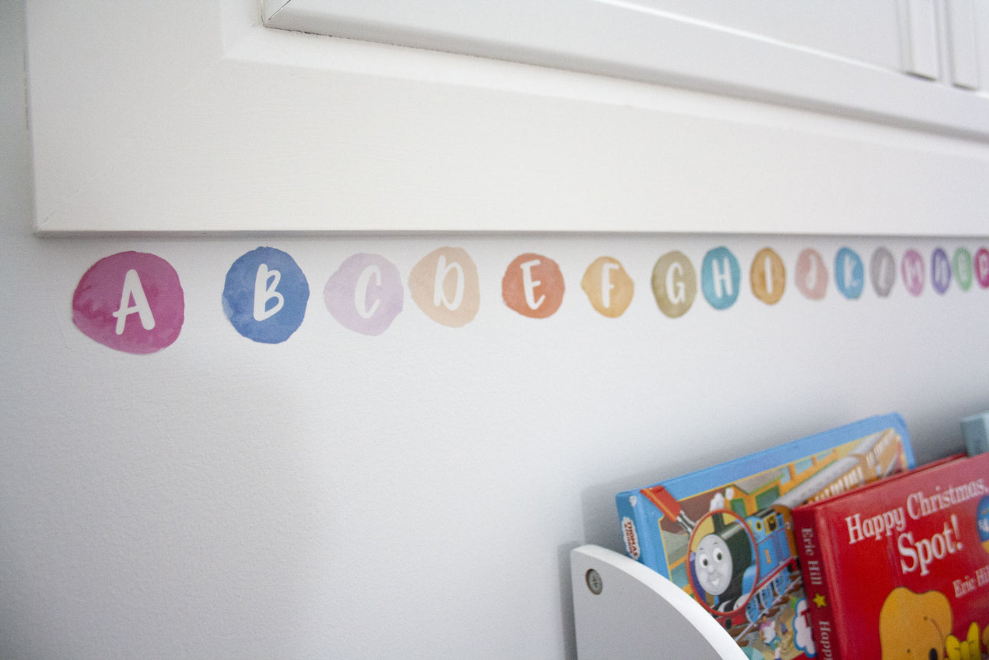 Watercolour ABC Alphabet Set - Fabric Wall Decals - A Creative Hart