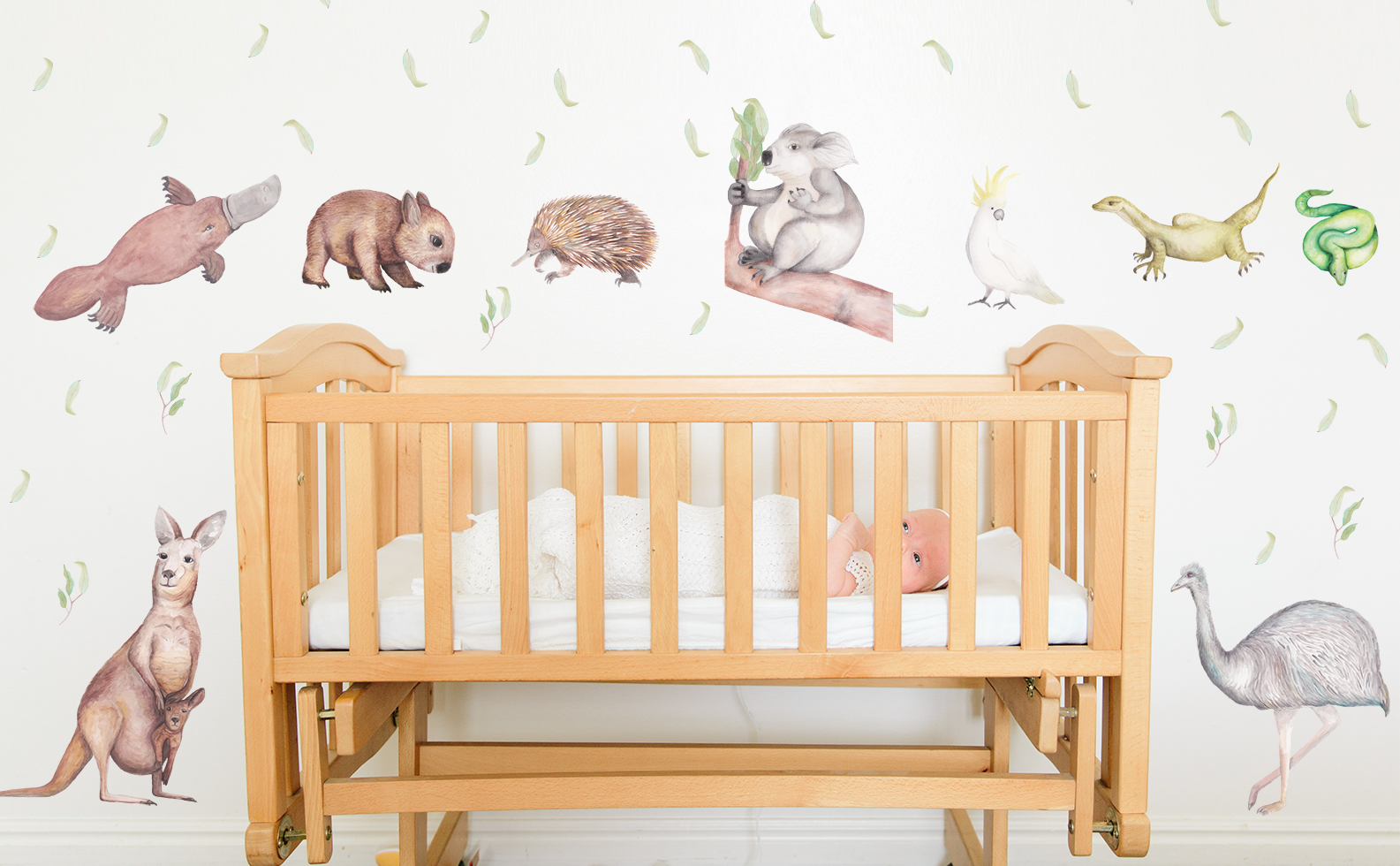 Australian animal cot 2024 set