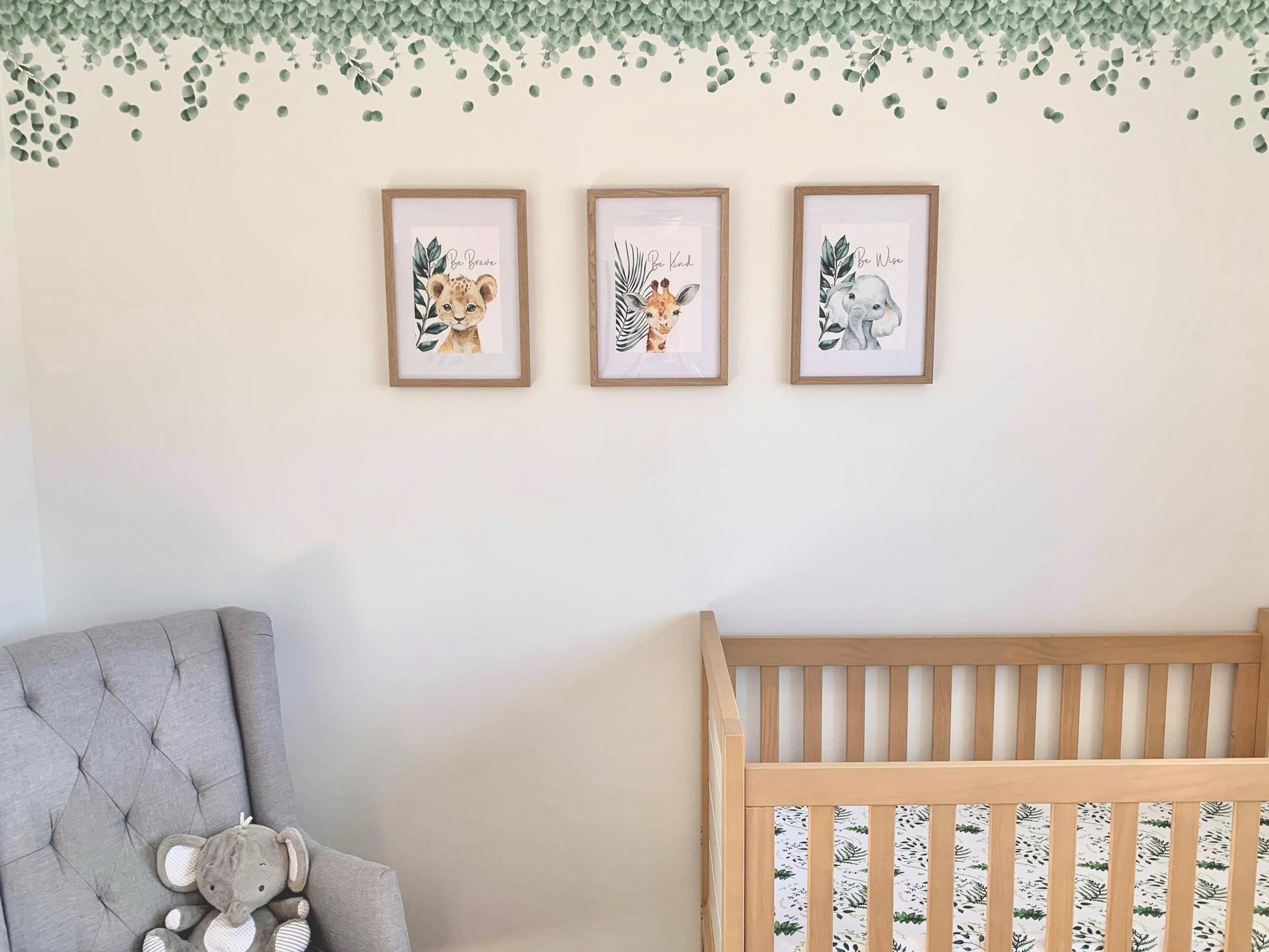Eucalyptus Leaves Wall Border - A Creative Hart