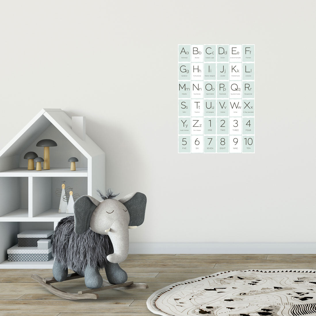 ABC Fabric Wall Decal - A Creative Hart