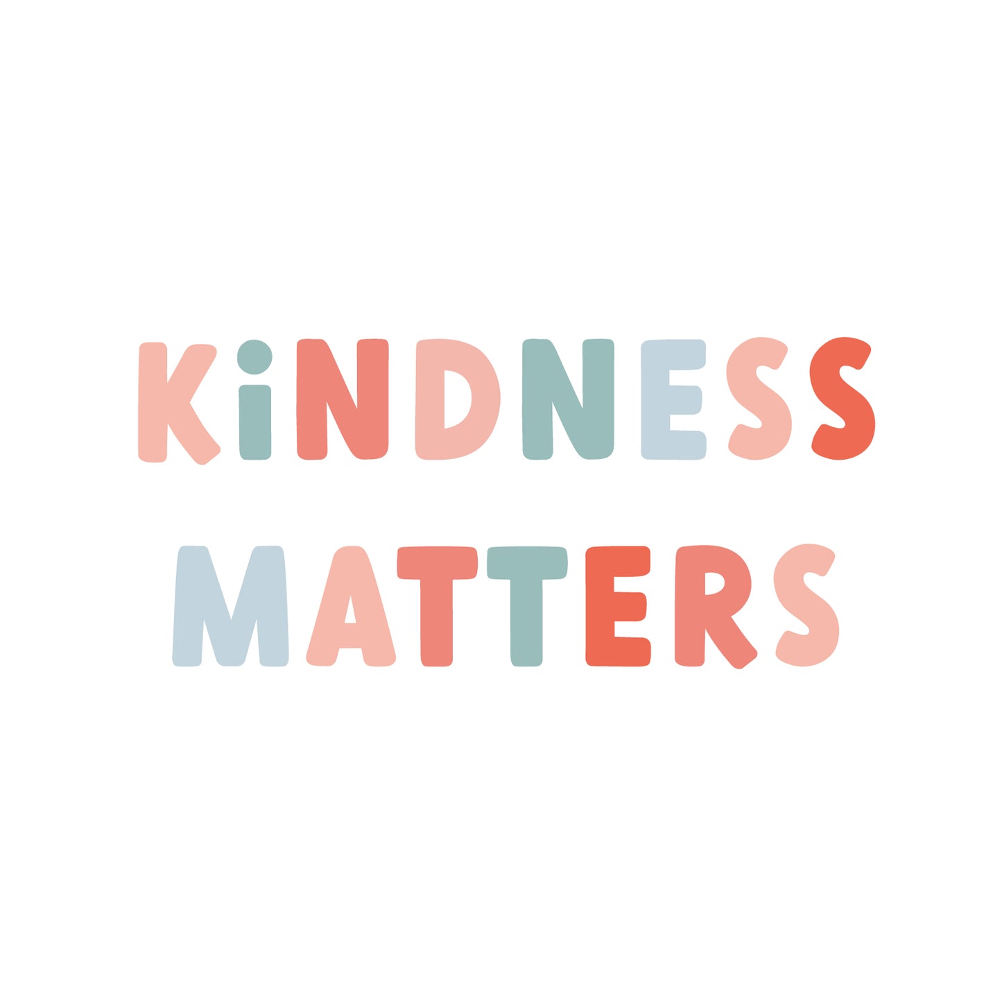 'Kindness Matters' Wall Quote | A Creative Hart Fabric Wall Decal - A Creative Hart