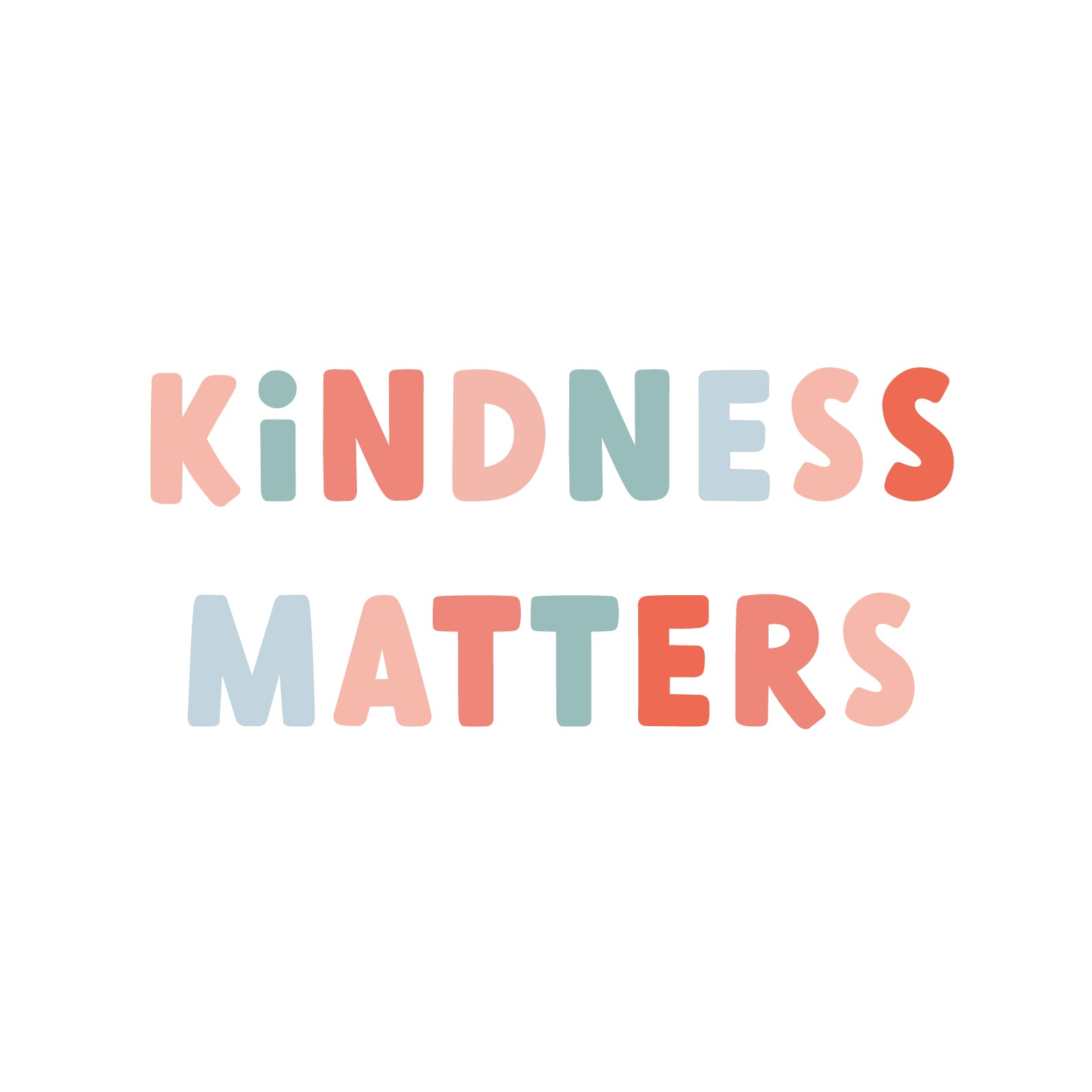 'Kindness Matters' Wall Quote | A Creative Hart Fabric Wall Decal - A Creative Hart