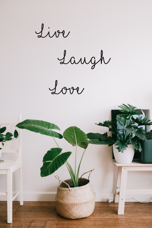 Live, Laugh, Love Wall Decal Quote - A Creative Hart