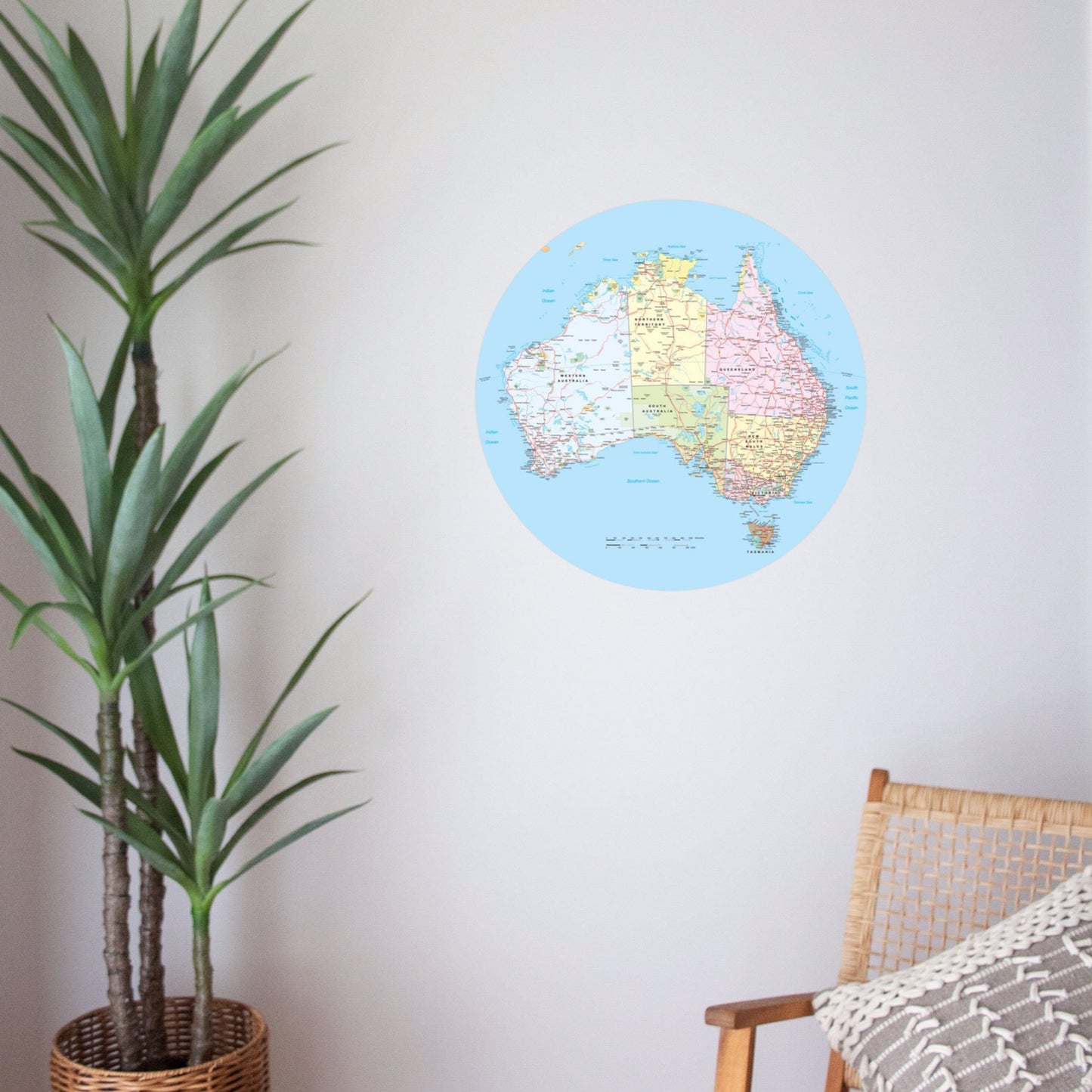 Australia Road Trip Map | A Creative Hart Fabric Wall Decals - A Creative Hart