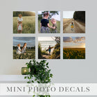 Mini Square Photo Wall Decals | A Creative Hart