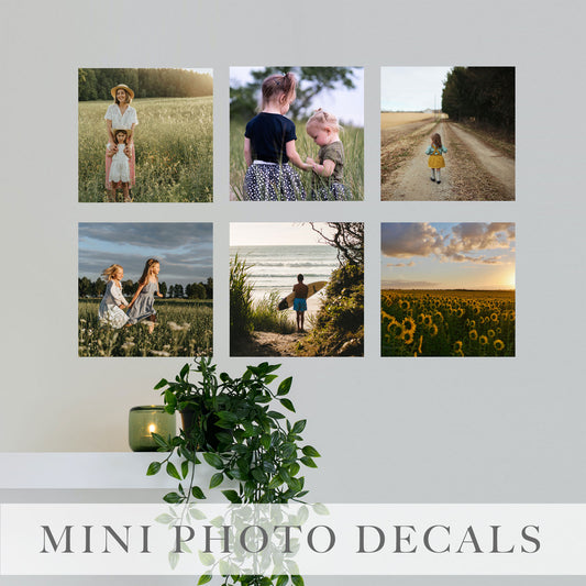 Mini Square Photo Wall Decals | A Creative Hart - A Creative Hart