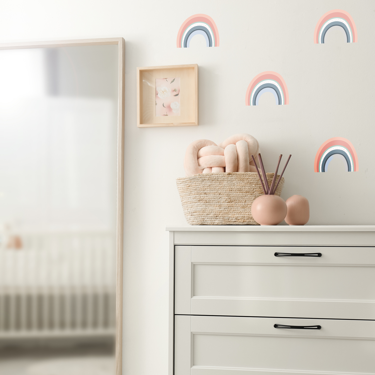 Rainbow Fabric Wall Decals - Sticky Wonders - A Creative Hart