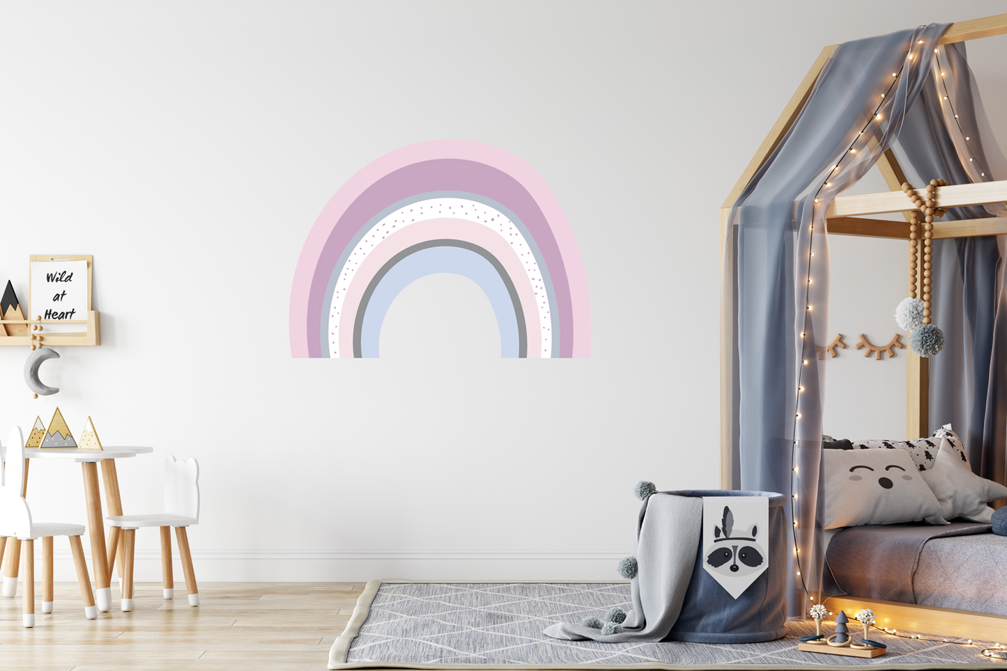 Rainbow Fabric Wall Mural ( Large ) - ON SALE! - A Creative Hart