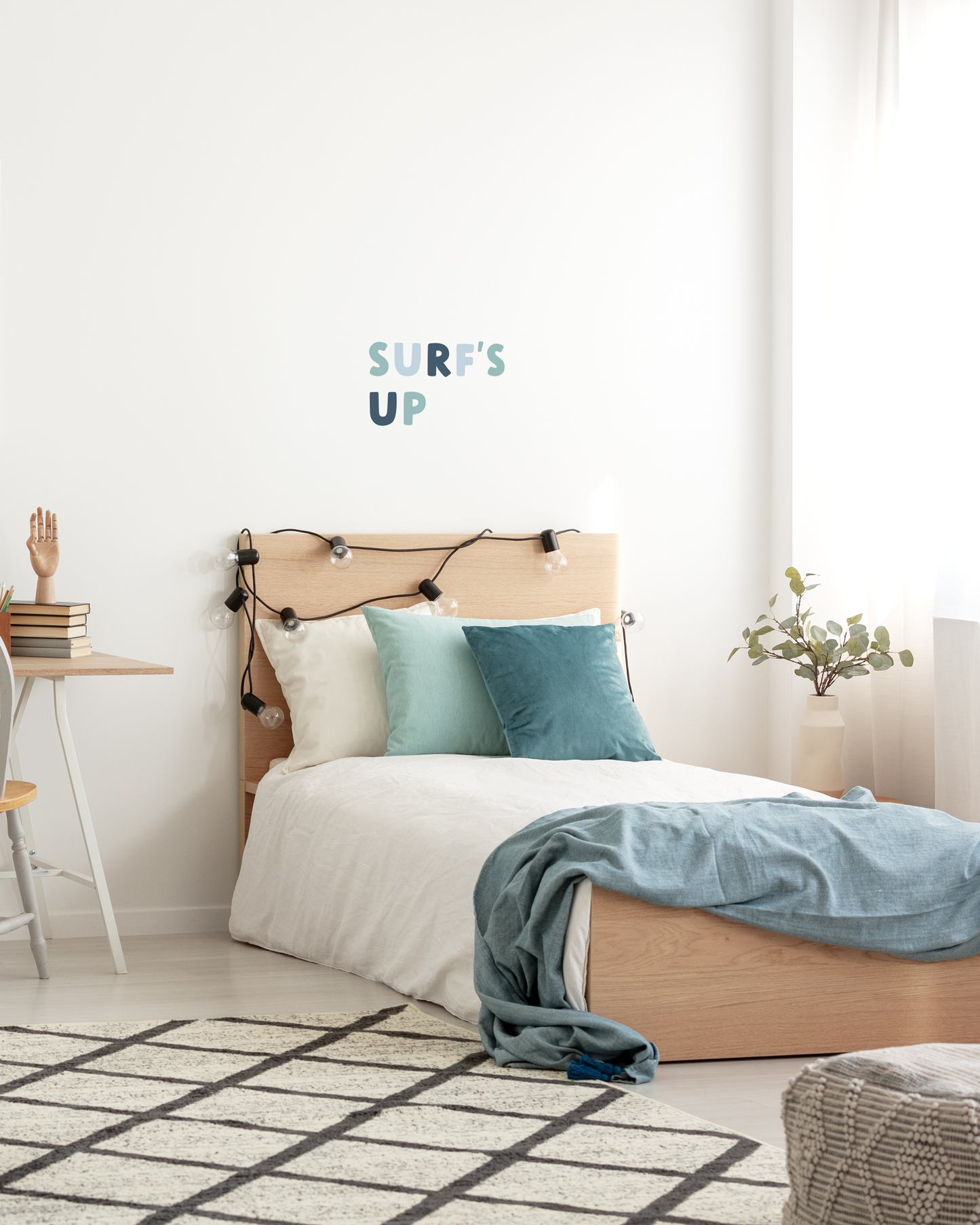 'Surf's Up' R U Wall Quote | Boys Room Girls Room | Surf Style | A Creative Hart Fabric Wall Decal - A Creative Hart