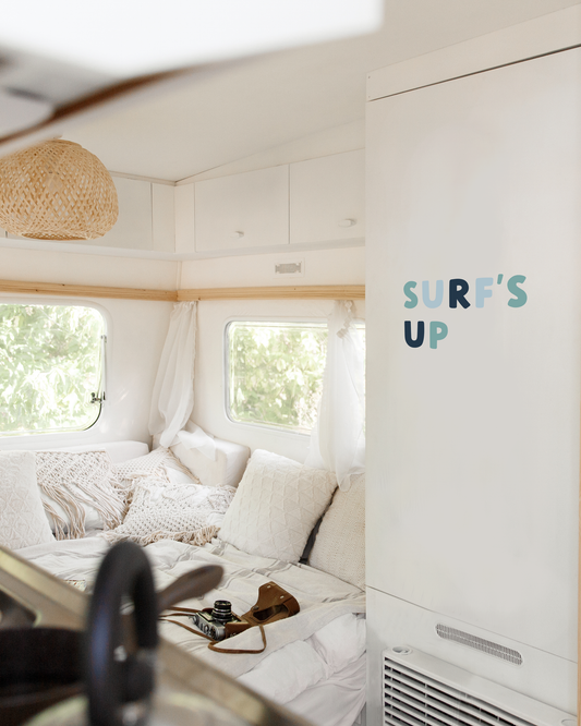 'Surf's Up' R U Wall Quote | Boys Room Girls Room | Surf Style | A Creative Hart Fabric Wall Decal - A Creative Hart