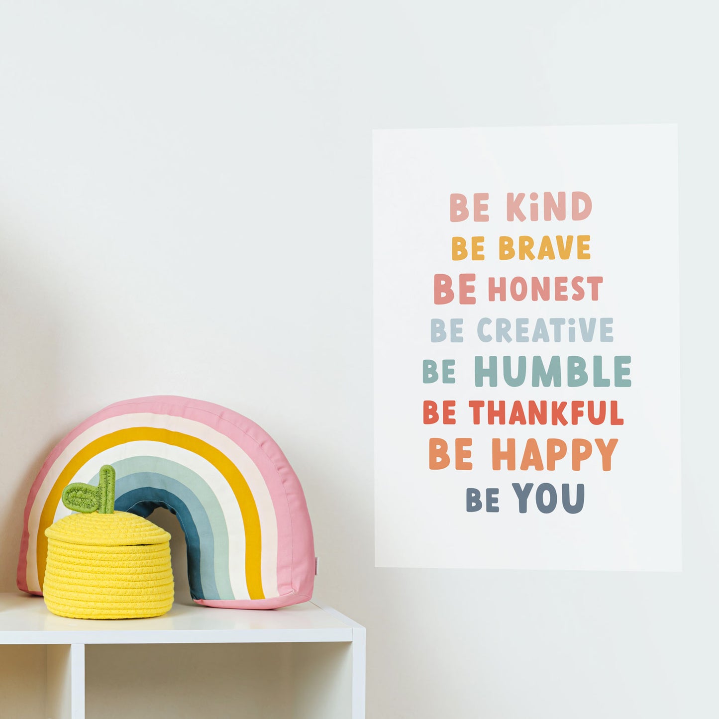 Be You Wall Decal Poster