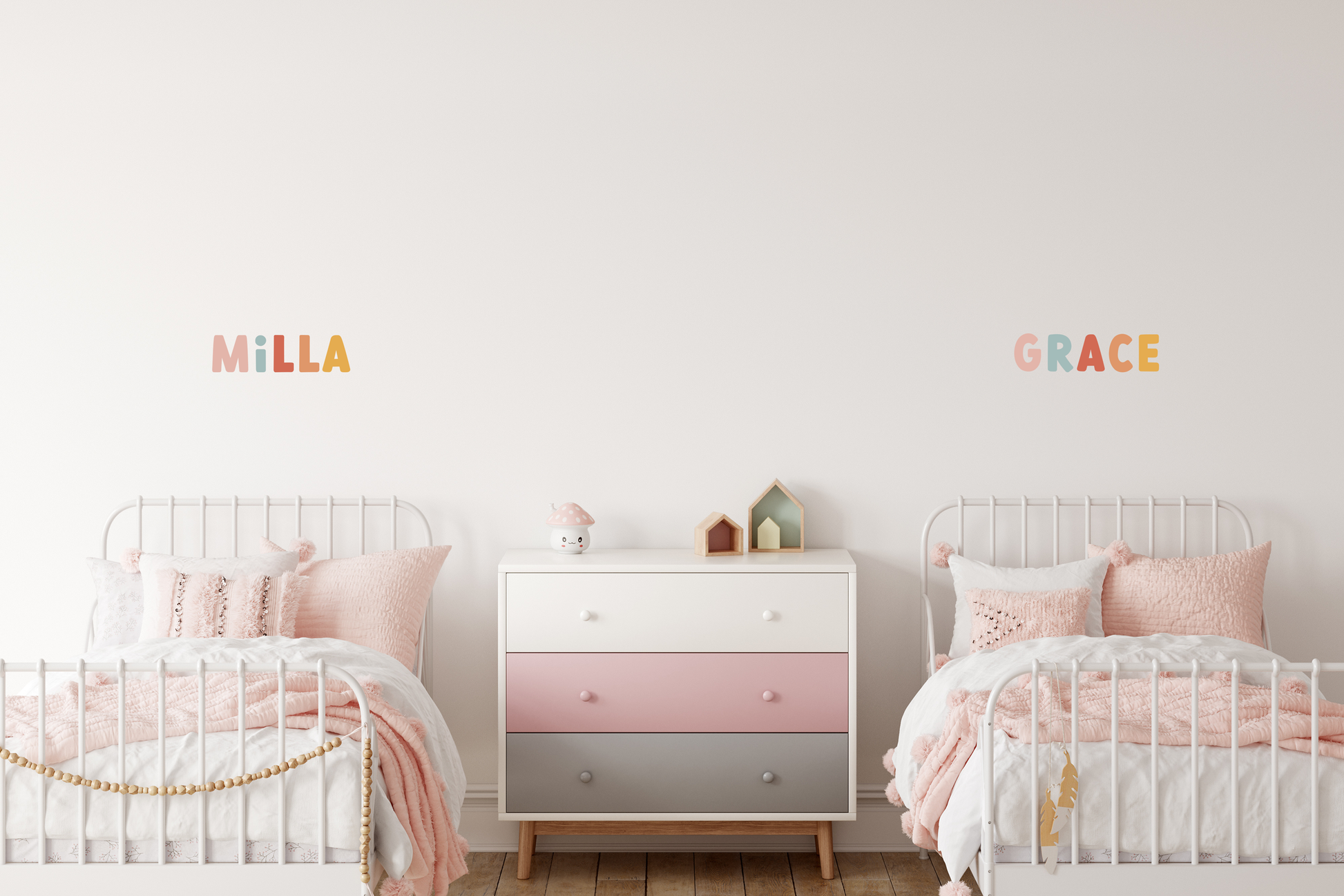 Caravan Bunk Wall Name Decal