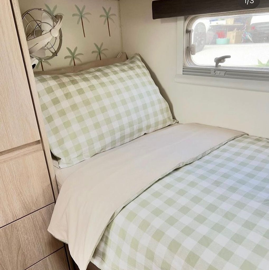 Green Palm Tree Wall Decals for your Caravan Bunk Coastal Style