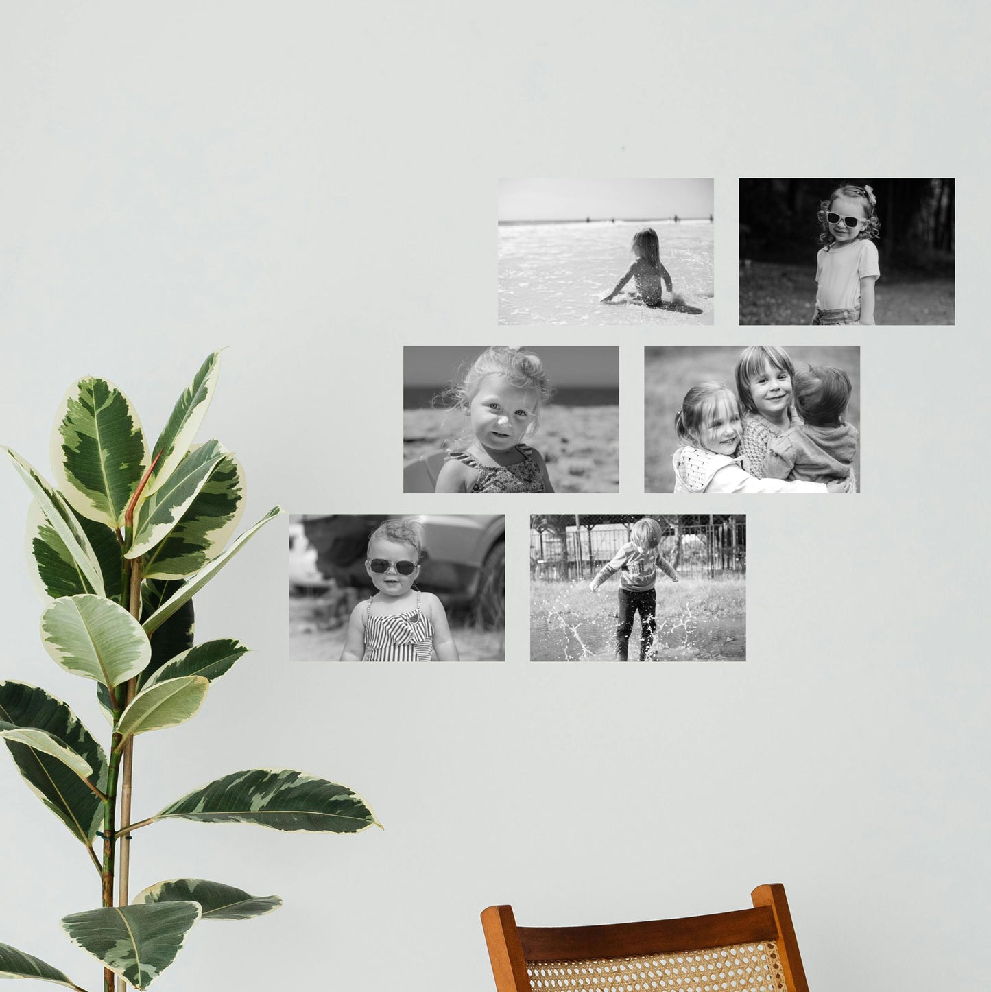 Rectangle Photo Decal Set of 6 - Medium 40cm x 25cm