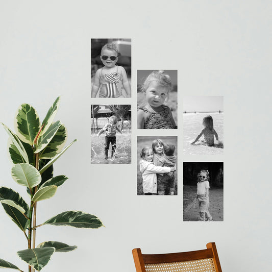 Rectangle Photo Decal Set of 6 - Medium 40cm x 25cm