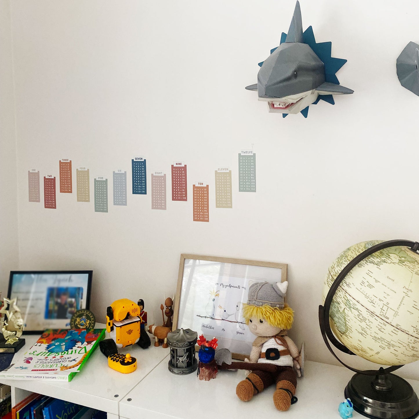 Times Tables Decal Set of 12