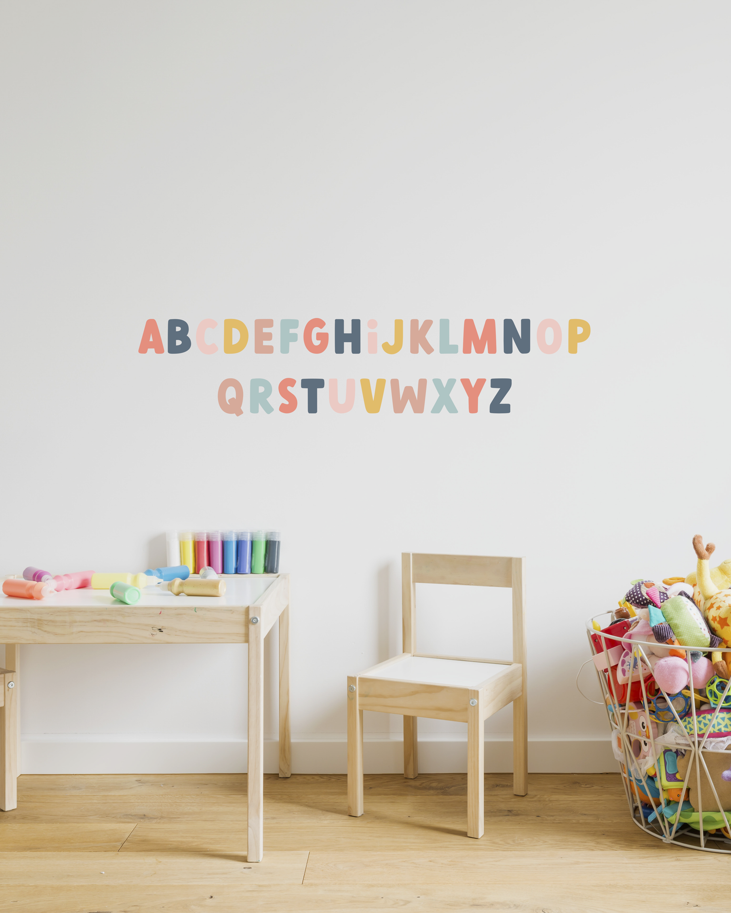 Uppercase Alphabet Wall Stickers - A Creative Hart - A Creative Hart