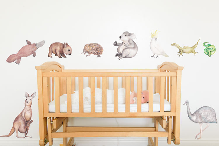 Australian Animal Wall Stickes A Creative Hart Fabric Wall Decals