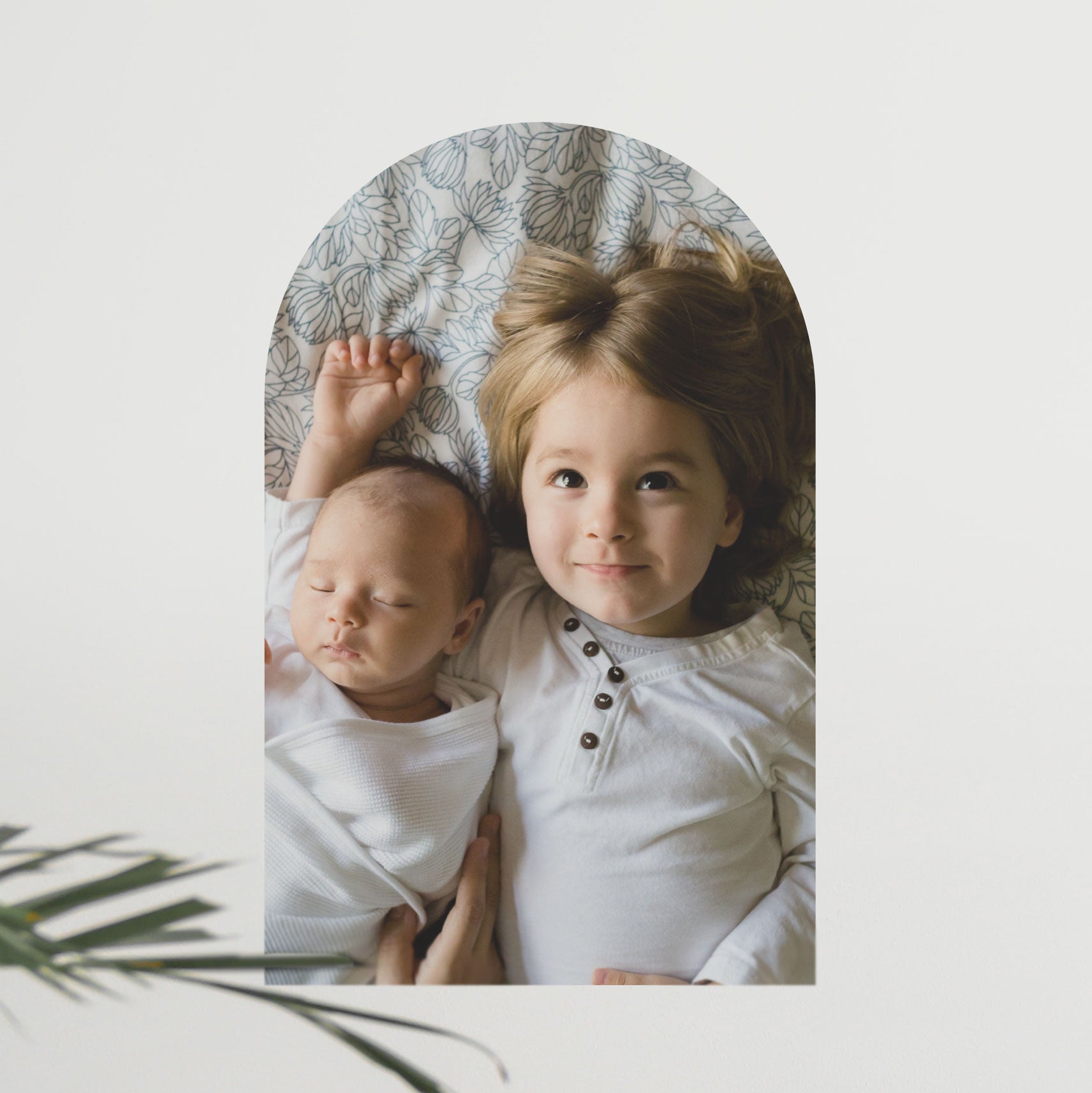 Custom Arch Shaped Photo Decal 