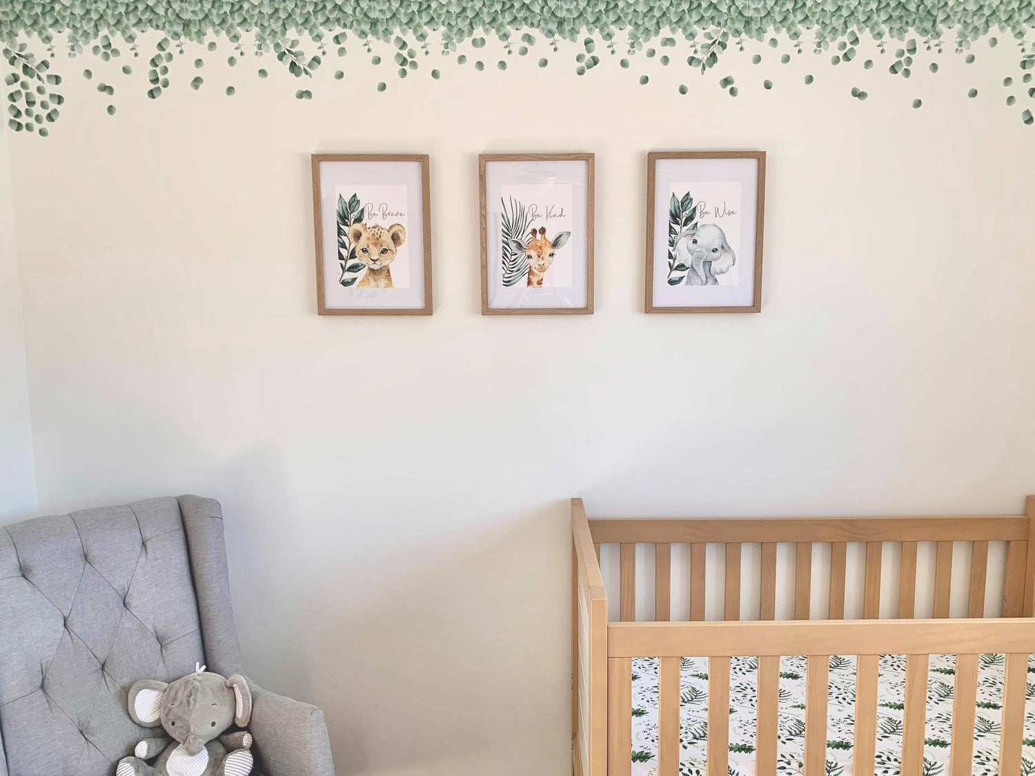 Eucalyptus Leaves Wall Border - A Creative Hart