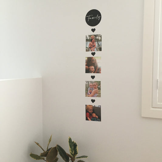 Family Wall Photo Stickers 'Memory Drop' - A Creative Hart