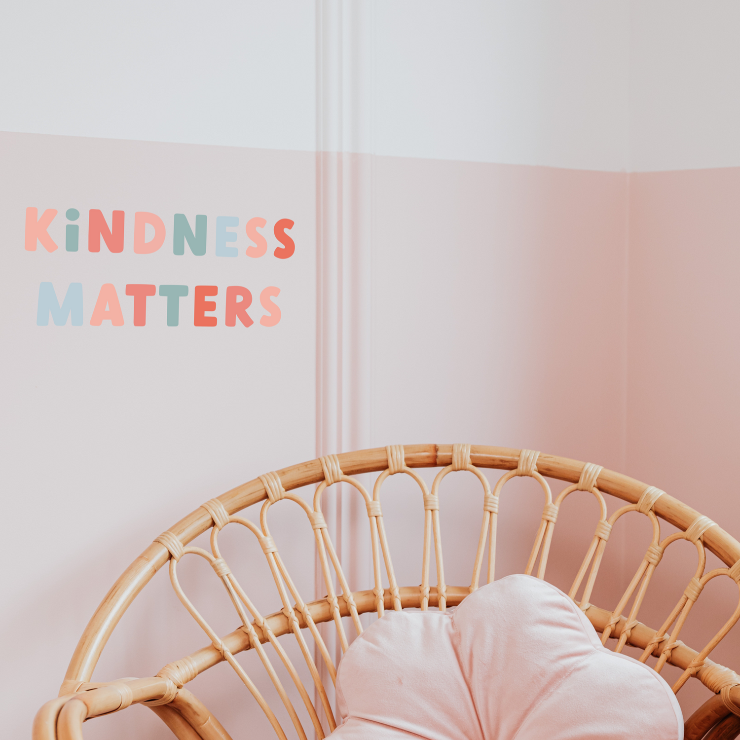 'Kindness Matters' Wall Quote | A Creative Hart Fabric Wall Decal - A Creative Hart