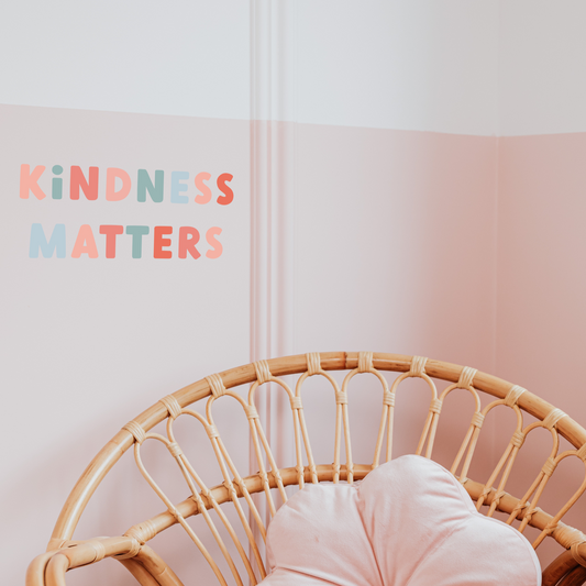 'Kindness Matters' Wall Quote | A Creative Hart Fabric Wall Decal - A Creative Hart