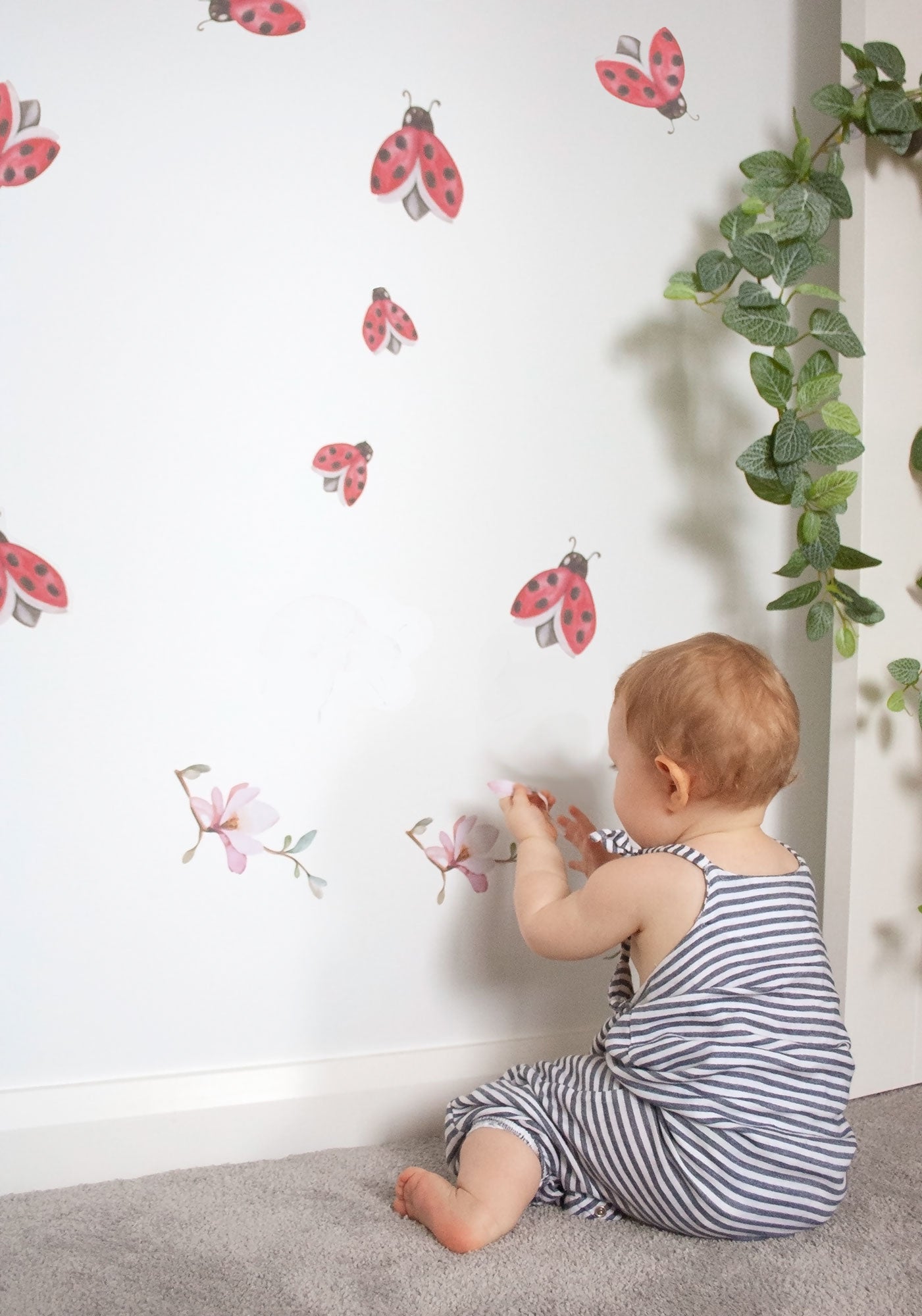 Ladybird Fabric Wall Decals - A Creative Hart