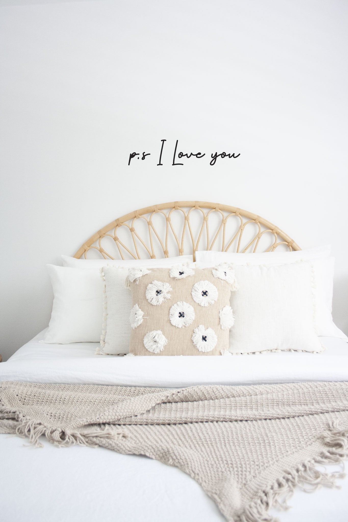 Above Bed Romantic Love Wall Sticker | A Creative Hart - A Creative Hart