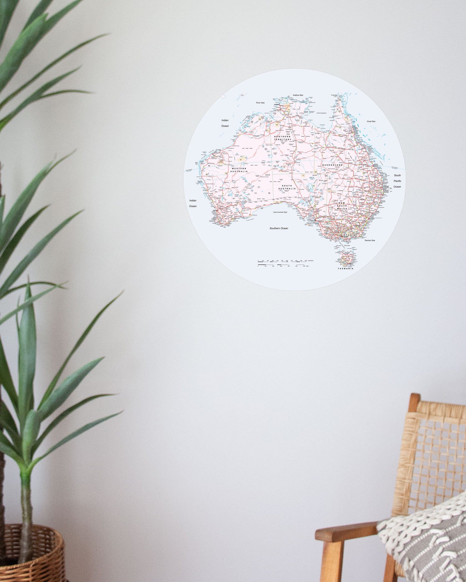 Australia Road Trip Map | A Creative Hart Fabric Wall Decals - A Creative Hart
