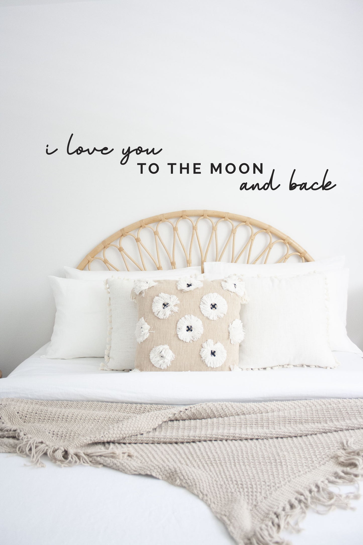 Above Bed Romantic Love Wall Sticker | A Creative Hart - A Creative Hart