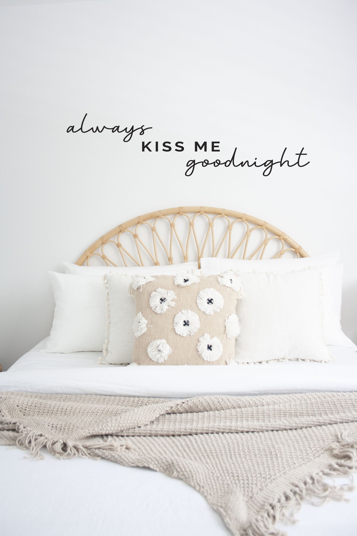 Above Bed Romantic Love Wall Sticker | A Creative Hart - A Creative Hart