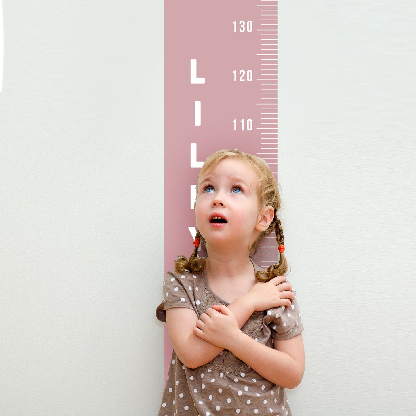 Height Chart Fabric Wall Decal - A Creative Hart