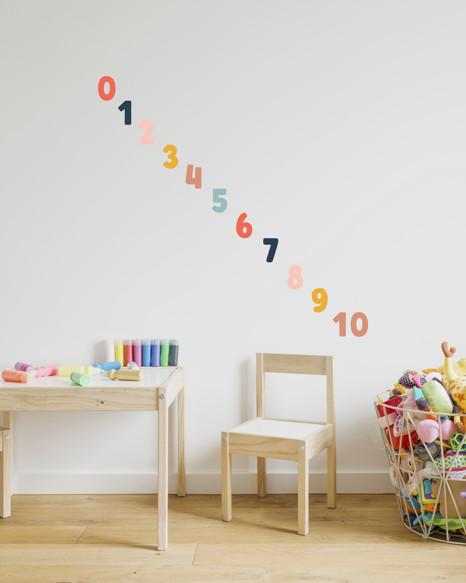 Count to 10 or 20 Number Wall Decals - Educational Wall Decals – A ...