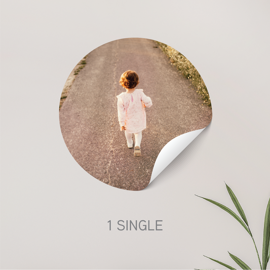 Circle Photo Decal ( Single ) - A Creative Hart
